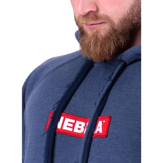 Męska bluza z kapturem Nebbia Red Label 149 - világoskék