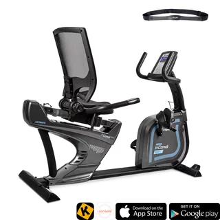 Rower rehabilitacyjny inSPORTline inCondi R600i poziomy + pas piersiowy