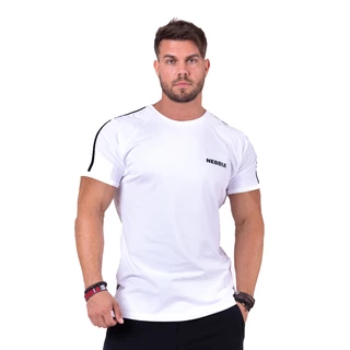 Pánské tričko Nebbia 90' Hero 143 - White
