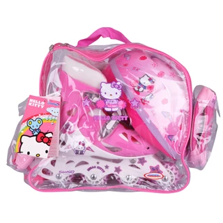 Zestaw dziecięcy Hello Kitty - rolki, ochraniacze i kask OHKY26