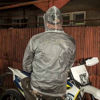 Motorcycle Raincoat W-TEC Lighty - Transparent