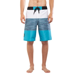 Men’s Board Shorts Aqua Marina Division - Blue-White