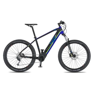 4EVER Ennyx 3 27,5" Plus E-Mountainbike - Modell 2020 - schwarz/blau - schwarz/blau