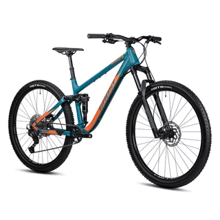Celoodpružený bicykel Ghost Kato FS Universal 27.5 - model 2024 - Blue Grey/Orange Matt