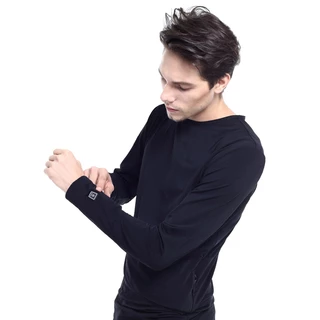 Vyhrievané tričko s dlhým rukávom Glovii GJ1 - čierna
