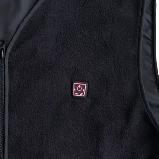 Heated Fleece Vest Glovii GV1 - Black