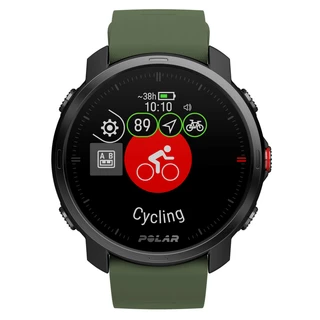 Outdoorový sporttester Polar Grit X černá/zelená