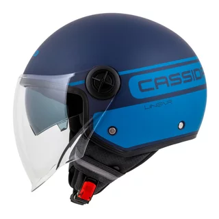 Motorradhelm Cassida Handy Plus Linear blau matt/dunkelblau