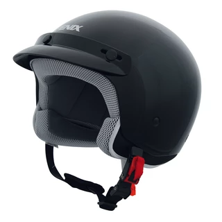 Open face helmet FENIX HY-806 F - Black
