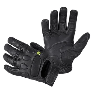 Leather Motorcycle Gloves W-TEC Cherton - Black