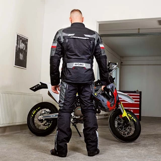 Spodnie motocyklowe męskie W-TEC Excellent - Szary