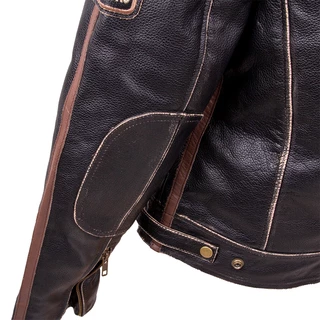 Men’s Leather Motorcycle Jacket W-TEC Brushed Cracker