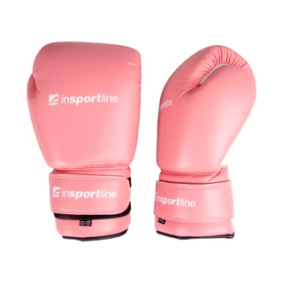 Boxerské rukavice inSPORTline Ravna - ružovo-biela