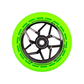 Roller kerék LMT L Wheel 115 mm ABEC 9 csapággyal - fekete-zöld