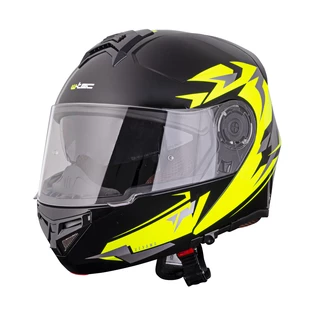 Flip-Up Motorcycle Helmet W-TEC Vexamo PR Black Graphic
