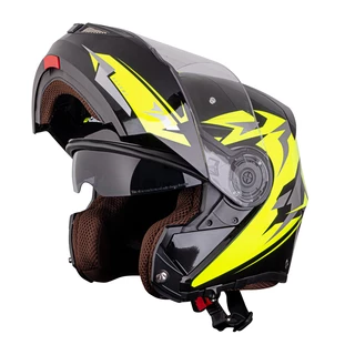 Flip-Up Motorcycle Helmet W-TEC Vexamo PI Graphic w/ Pinlock