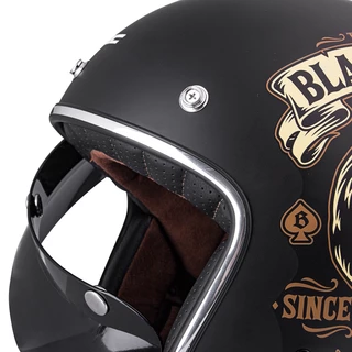 Motorcycle Helmet W-TEC Kustom Black Heart
