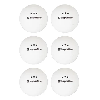 inSPORTline Elisenda S3 6ks Tischtennisbälle - weiß