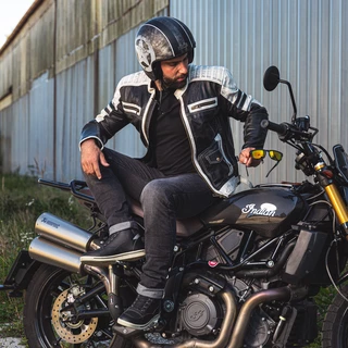 Męskie jeansy motocyklowe W-TEC Kancelor - Szary