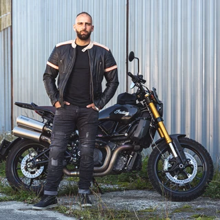 W-TEC Komaford Herren Motorradjeans - dunkelgrau