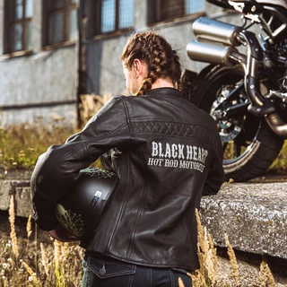 Women’s Leather Motorcycle Jacket W-TEC Black Heart Raptura