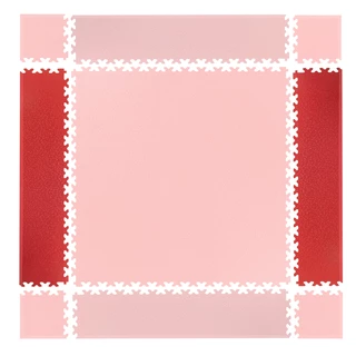 Ramp Pieces for Puzzle Mat inSPORTline Simple Red – 2 Pcs.