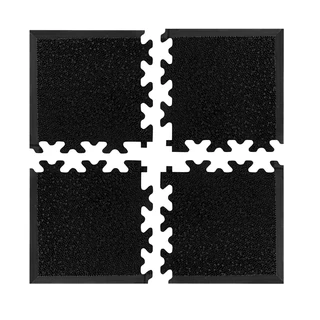 Corner Pieces for Puzzle Mat inSPORTline Simple Black – 4 Pcs.