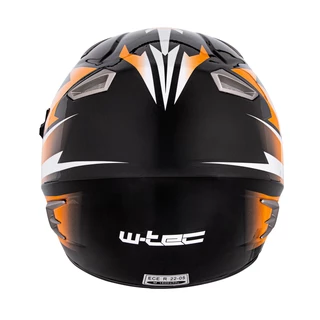 Moto přilba W-TEC Dualsport - Black-Fluo Orange