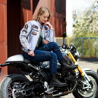 Women’s Motorcycle Jeans W-TEC Alfreda CE - Blue