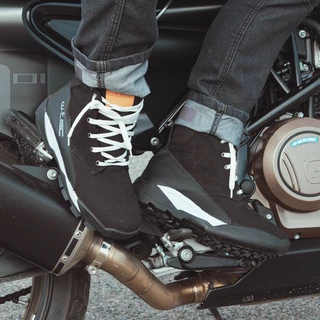 Motorcycle Boots W-TEC Duasoler - Black