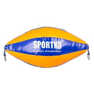 SportKO GP2 Boxsack - gelb-blau - orange-blau