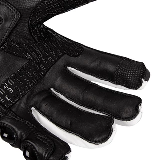 Moto rukavice W-TEC Evolation - 2.akosť - čierno-bielo-fluo
