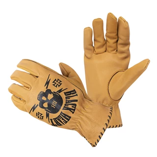 Pánské rukavice na klasiku W-TEC Black Heart Skull Gloves