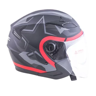 Open-Face Helmet W-TEC Barcela Vermella