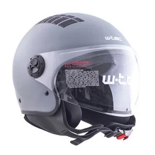 W-TEC Baraldo Open Helm - schwarz glänzend