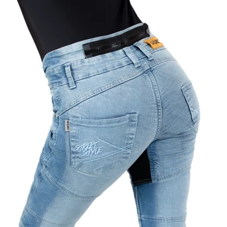 Dámske moto jeansy W-TEC Grandea EVO - modrá