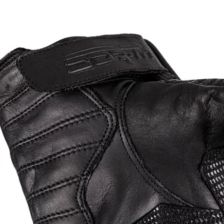 Skórzane rękawice motocyklowe W-TEC Brillanta - Czarny