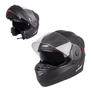 Motorcycle Helmet W-TEC YM-925 - Pure Matt Black