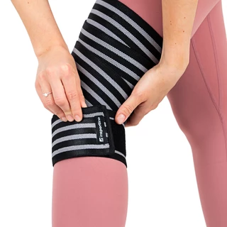 Bandaż na kolano, opaska podtrzymująca inSPORTline Kneesup - Szary