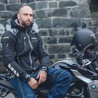 Férfi softshell motoros kabát W-TEC Kybero