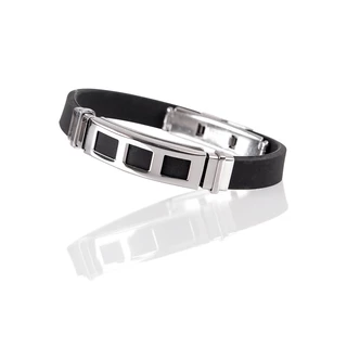 Magnetic Bracelet inSPORTline Norbo - Black-Silver