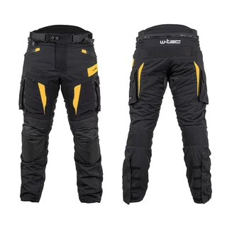 Мото панталони W-TEC Aircross - черно-златисто