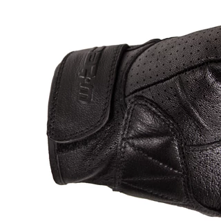 Summer Leather Motorcycle Gloves W-TEC Boldsum - Black