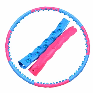 Obroč inSPORTline Weight Hula Hoop Magnetic 110 cm