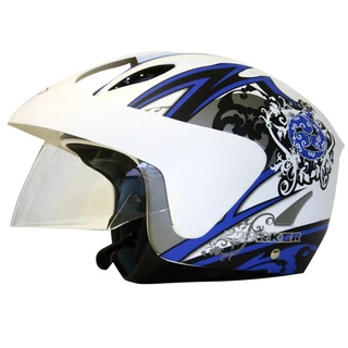 WORKER V520 Motorcycle Helmet - Sale - White Graphics