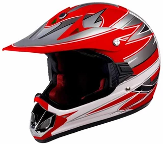 WORKER V310 Junior Motorcycle Helmet - sale - Red