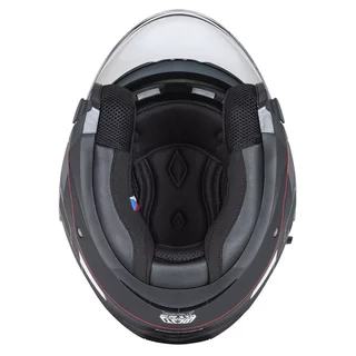 Motorcycle Helmet Cassida Jet Tech RoxoR Matte Black/White/Red/Gray