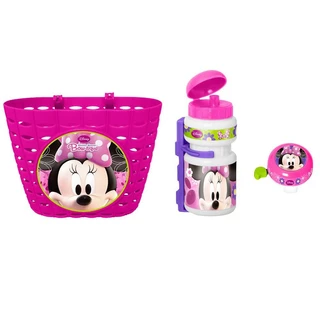Bicycle Set Minnie Mouse (Basket, Water Bottle, Bell)