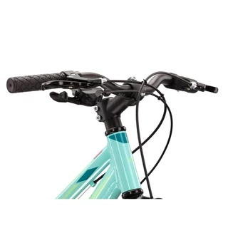 Juniorský dievčenský bicykel Kross LEA JR 1.0 24" Gen 003 - čierna/šedá/ružová