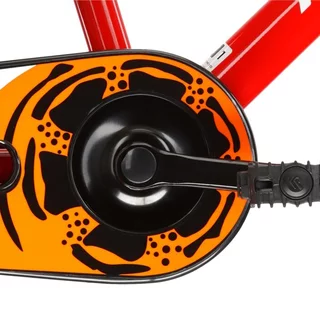 Detský bicykel Kross Racer 3.0 16" Gen 005 - červená/oranžová/biela